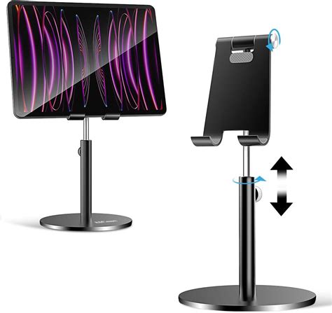 ipad holder with stand|Adjustable Tablet/Phone Stand, AICase Telescopic Adjustable .